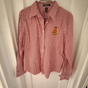 Ralph Lauren Red Striped Shirt